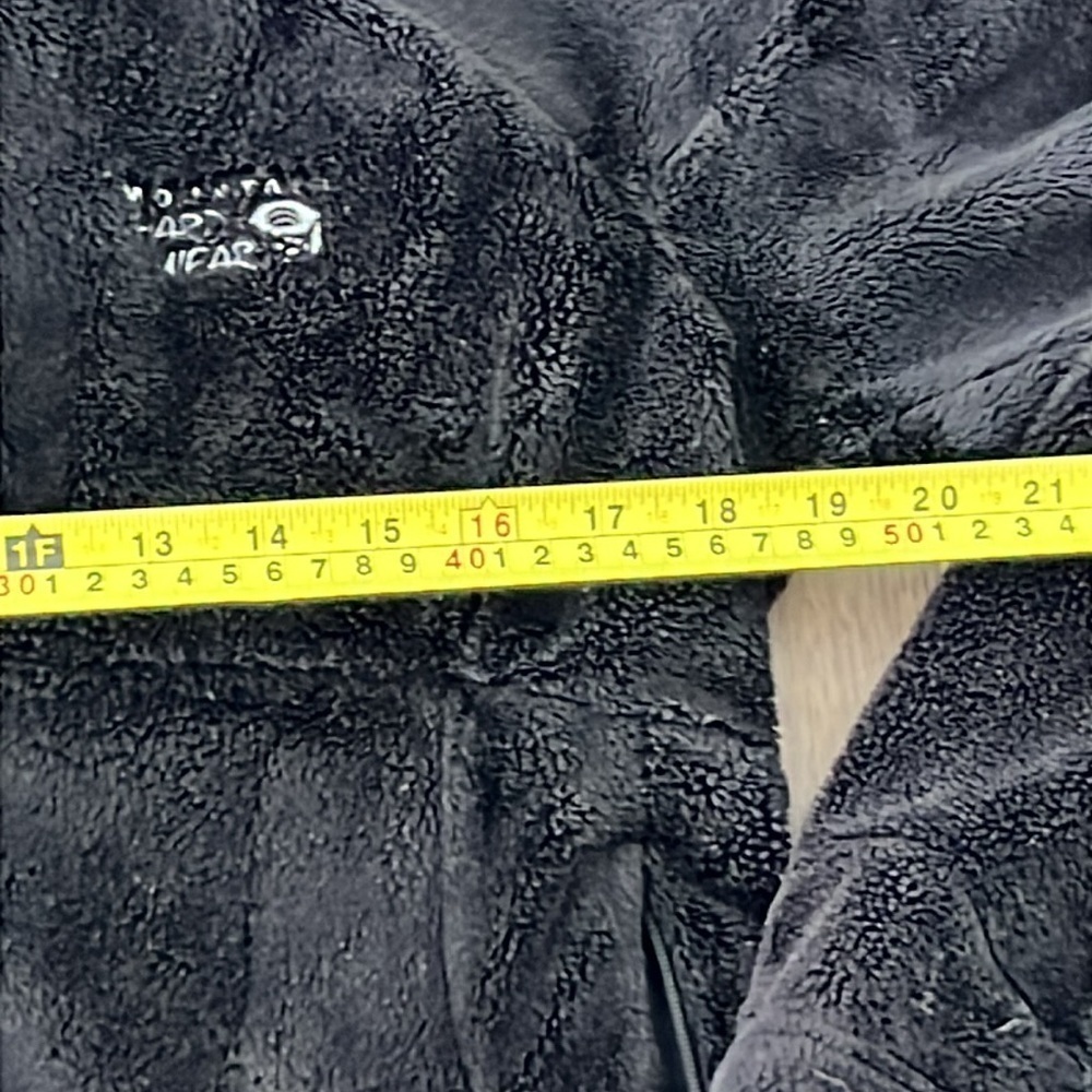 Mountain Hardwear Women’s Fleece Hoodie Jacket Black Size Medium - Picture 9 of 16
